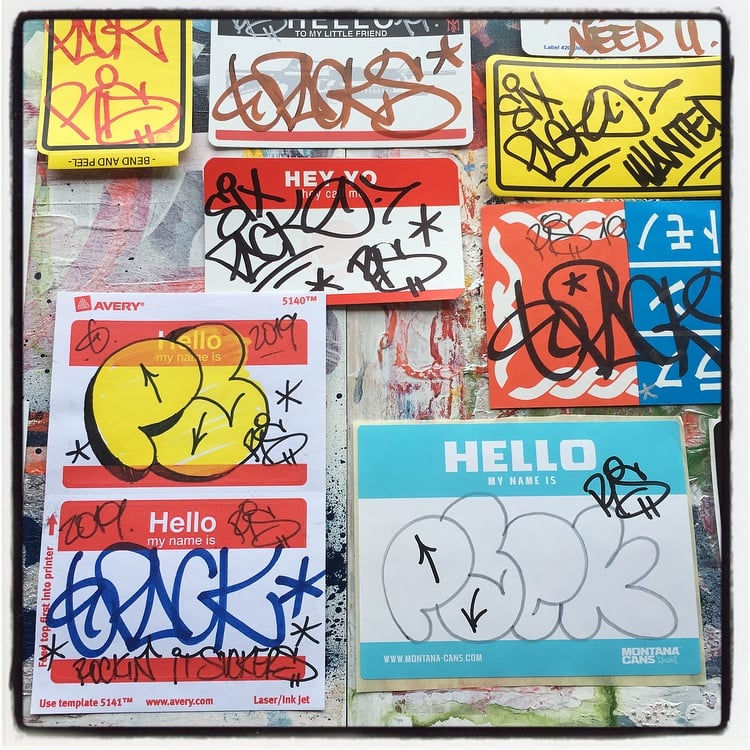 Atlas Graffiti Jumbo Sticker Pack.