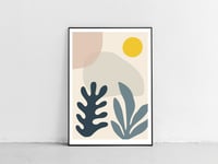 Plants and shapes print