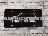 Image 1 of Tahoe Nation License Plate 