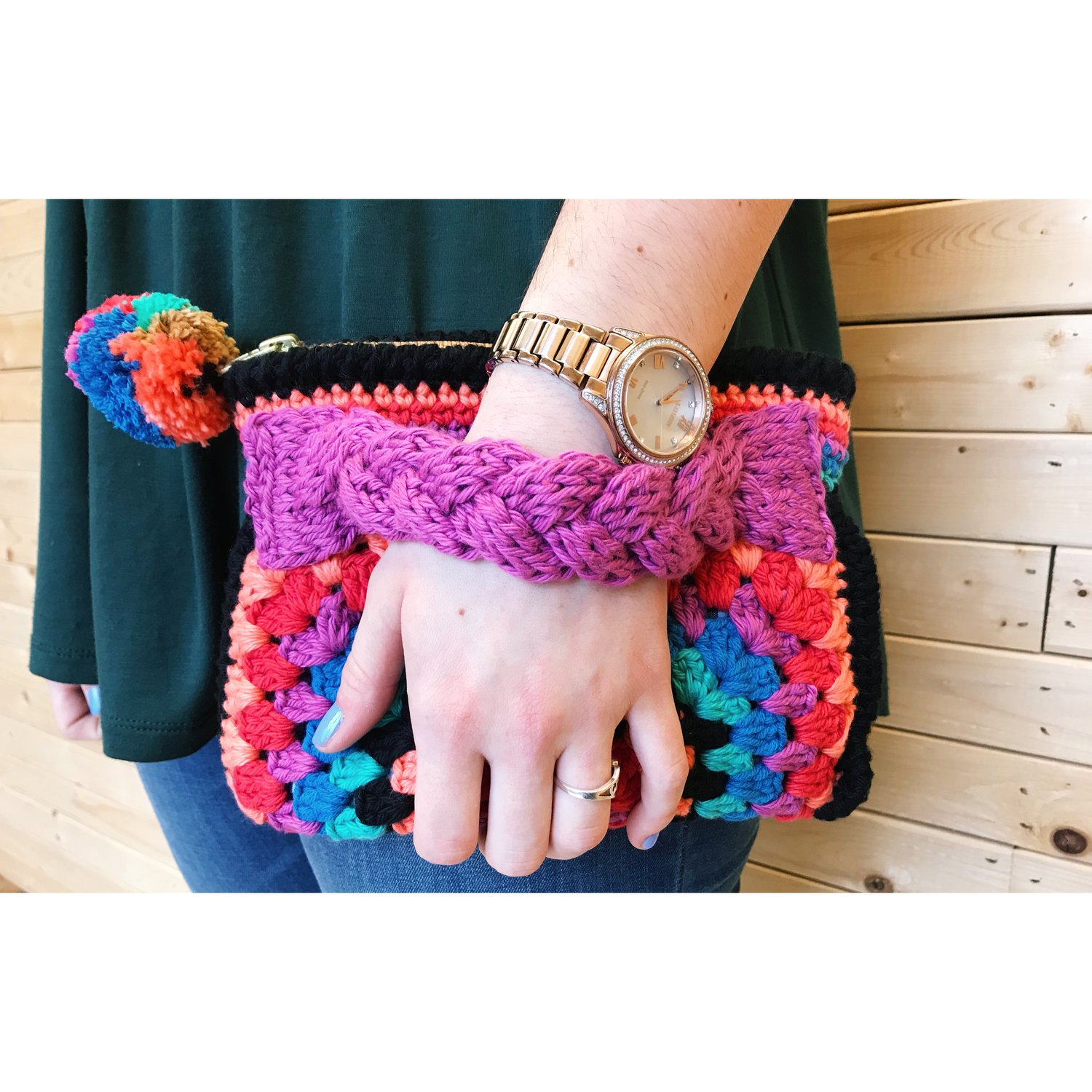 Image of Braided Clutch Hand Strap