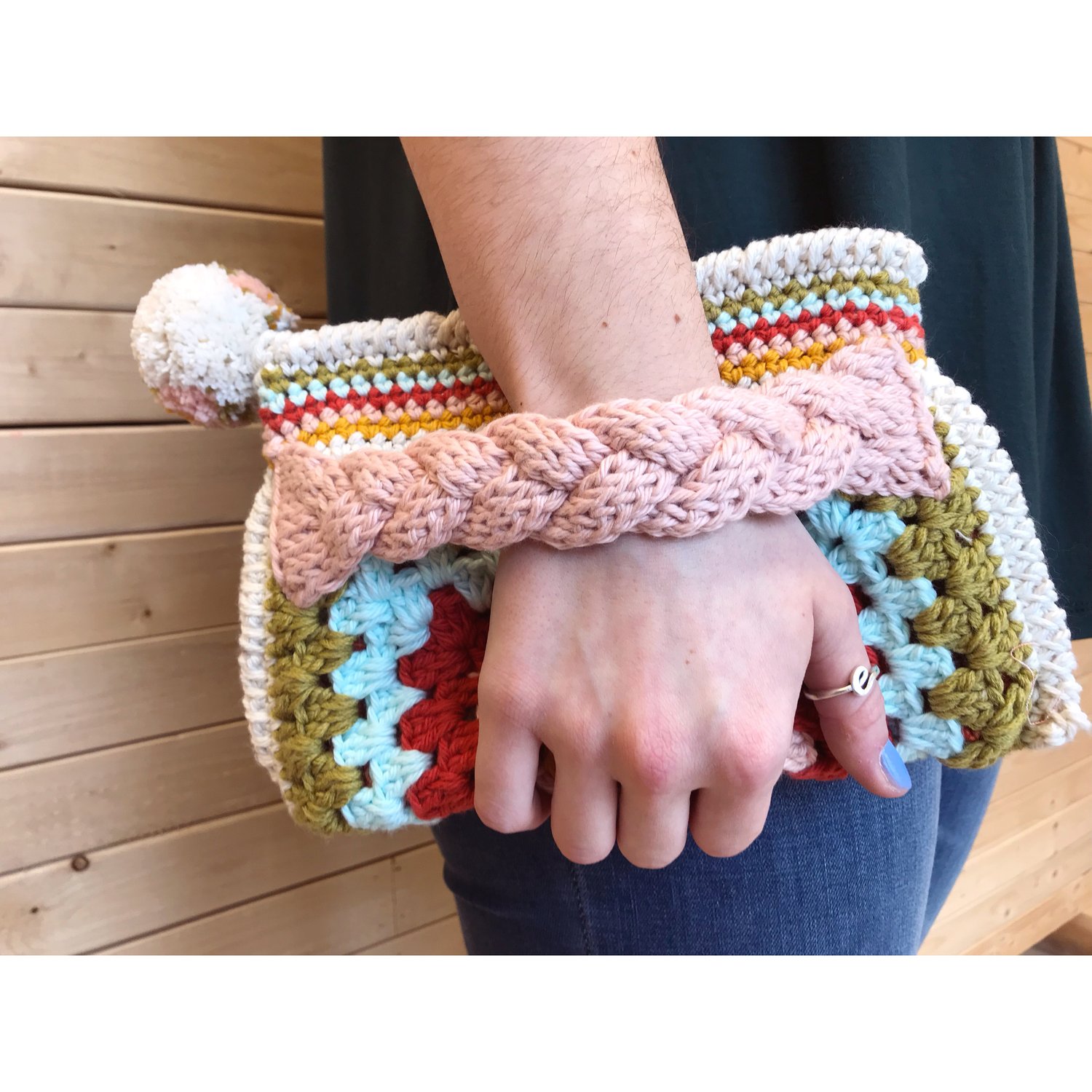 Image of Braided Clutch Hand Strap