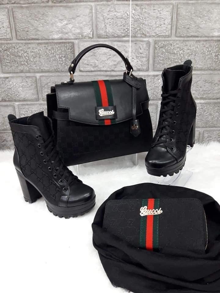 Image of 3 Piece Gucci Inspired Ankle Boot Set