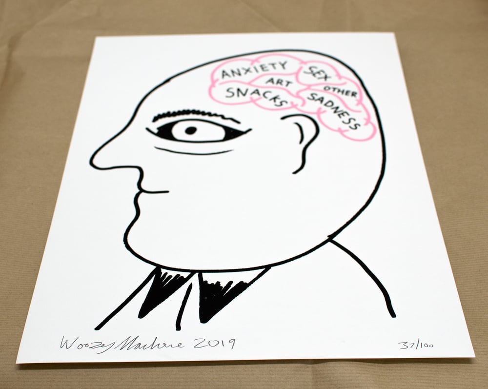 Image of THE BRAIN - LIMITED EDITION SCREENPRINT