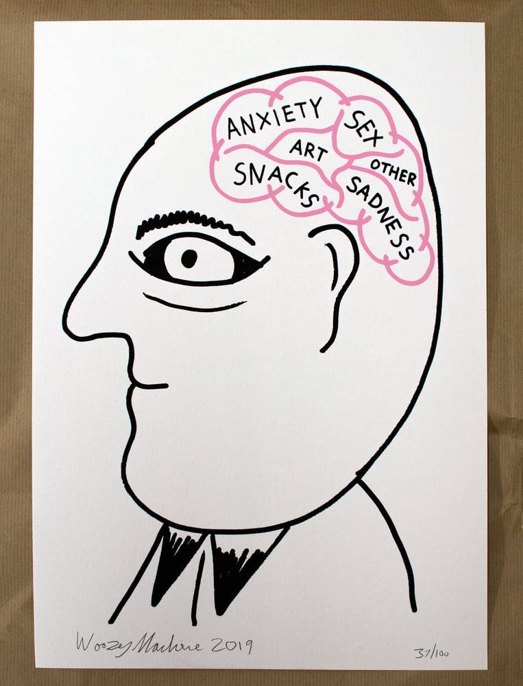 Image of THE BRAIN - LIMITED EDITION SCREENPRINT
