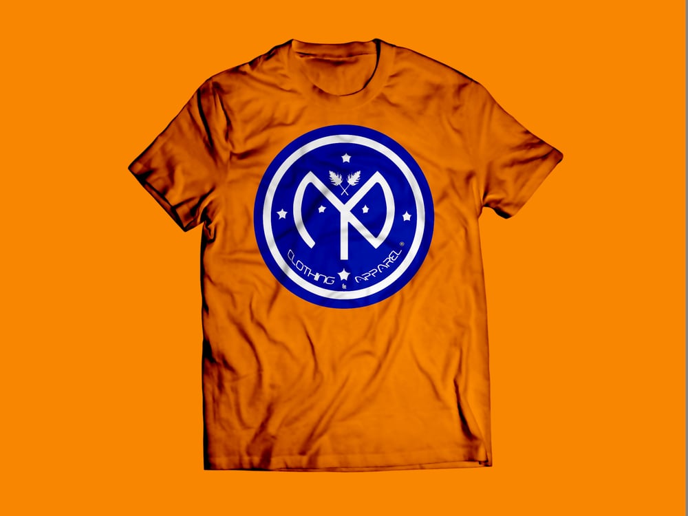 Image of Summer T-shirt (Orange x Blue x White)