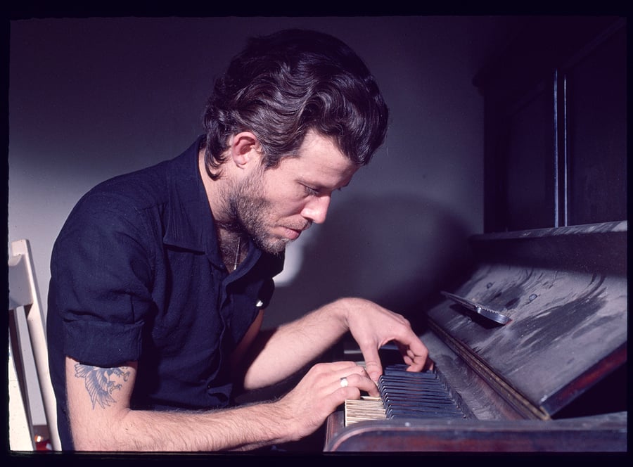 Image of Tom Waits On A Dusty Piano