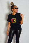 Red Bottoms Black Tee- Classic