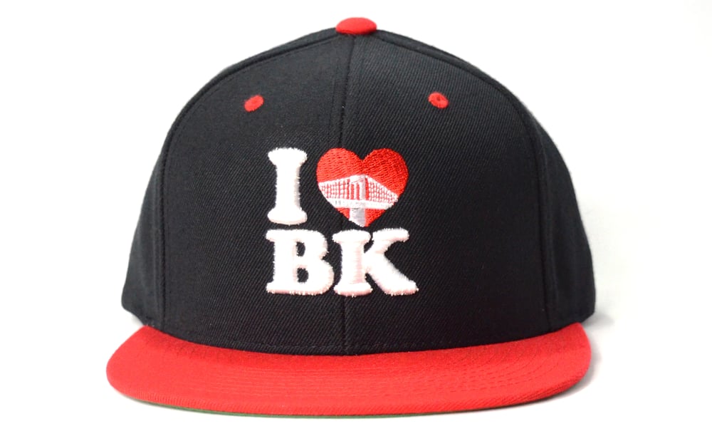 Image of I LOVE BK (BLACK/WHITE/RED) - SNAPBACK
