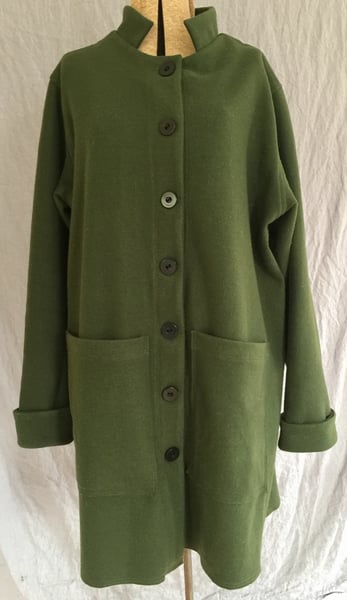 Image of wool long jacket