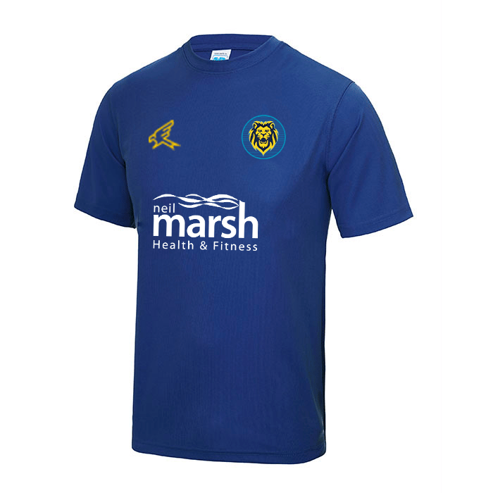 Image of Blue Polyester Training Tee