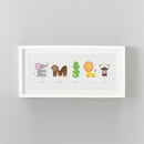 Image 1 of Animal Name Print