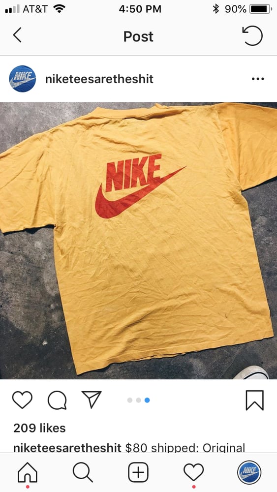 Image of Original Blue Tag 80’s Nike USC Tee.