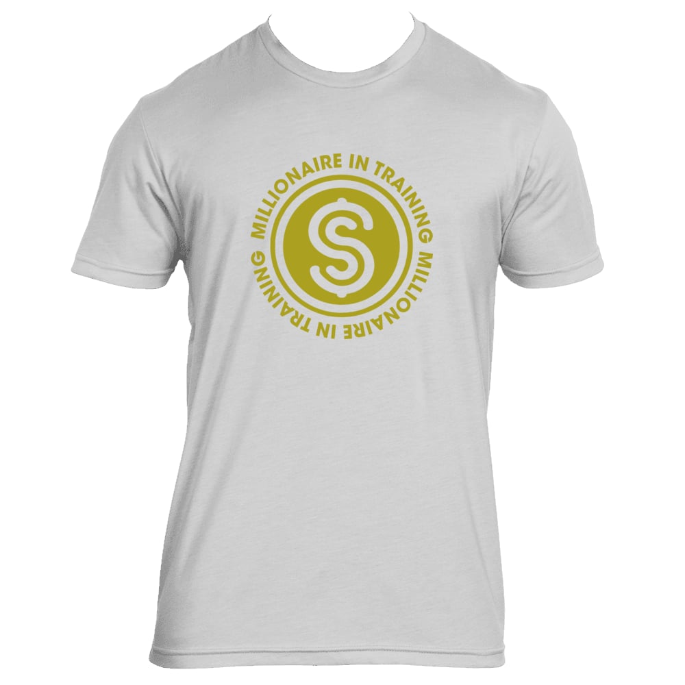 Millionaire In Training Stamped Tee Win Basics