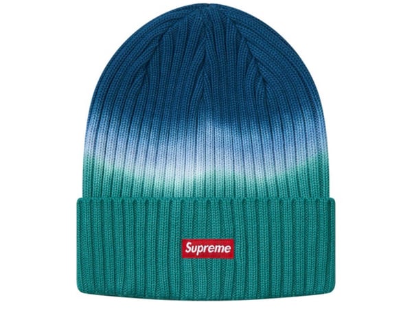 Image of Supreme Overdyed Beanie Teal