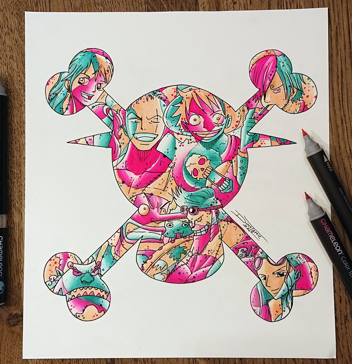 68 One Piece Color Dinotomic