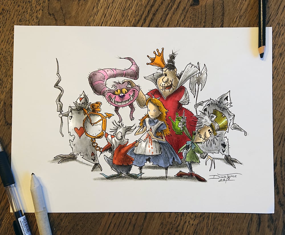 Image of #73 Alice In Wonderland Creepyfied