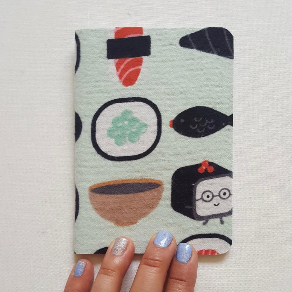 Image of Kawaii sushi notebook (small)