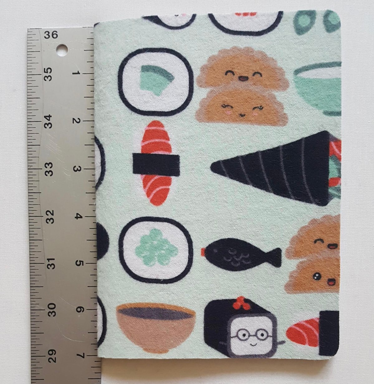 Image of Kawaii sushi notebook (large)