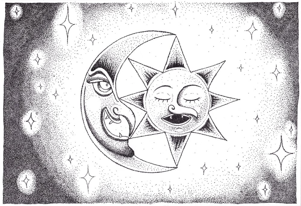 Image of SUN:MOON print