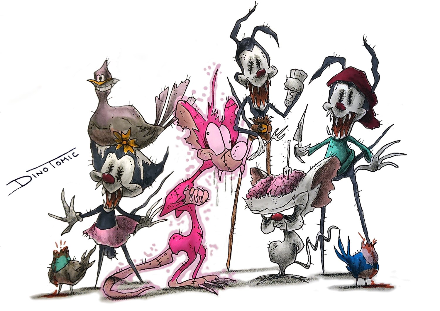 Image of #74 Animaniacs Creepyfied