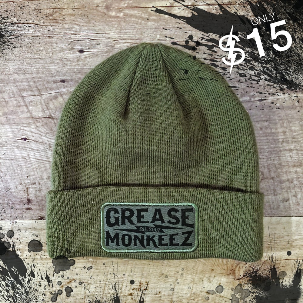 Image of Grease Monkeez - Beanie with patch