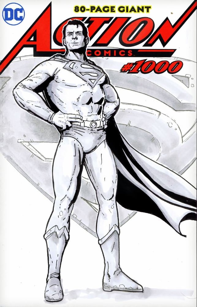 Image of Action Comics #1000 Blank Variant custom cover