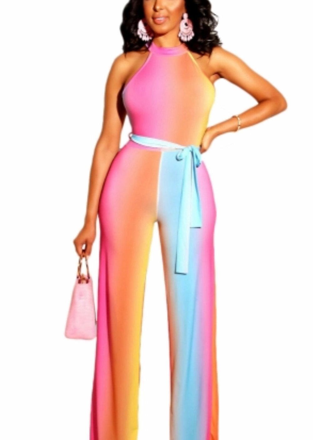 Scoop Wide-Legged cut out Jumpsuit 