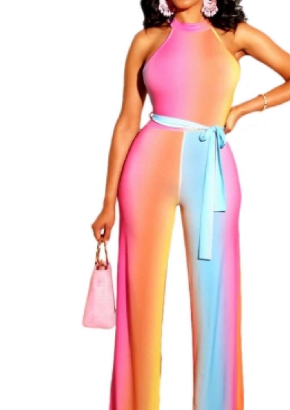 Scoop Wide-Legged cut out Jumpsuit 