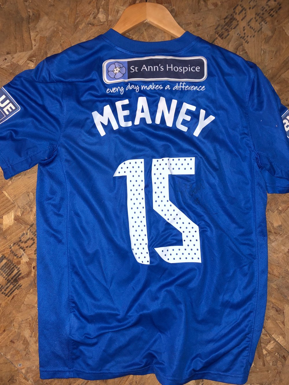 Match Worn 2012/13 Alex Meaney Home Shirt
