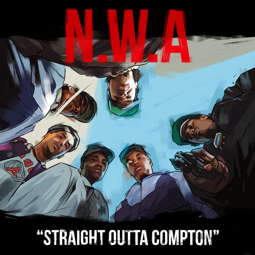 Image of NWA - 'STRAIGHT OUTTA COMPTON'.