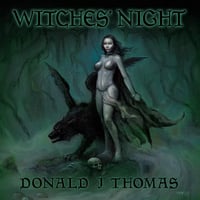 CD Donald J Thomas/ Witches' Night 2019 Featuring Joseph Vargo of Nox Arcana, Dark Ambient Music 