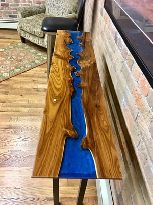 Image of Custom Handmade River Table by Gregory Dean