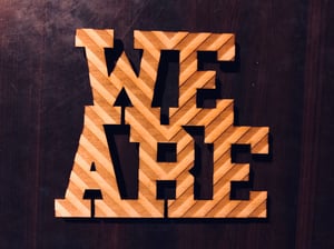 Image of We Are Striped Woody Magnet
