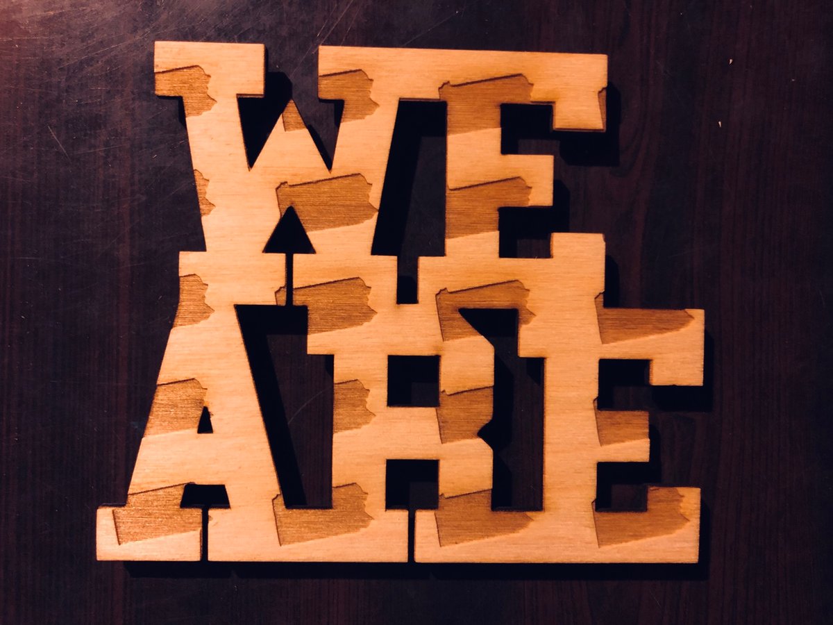 Image of We Are PA Woody Magnet