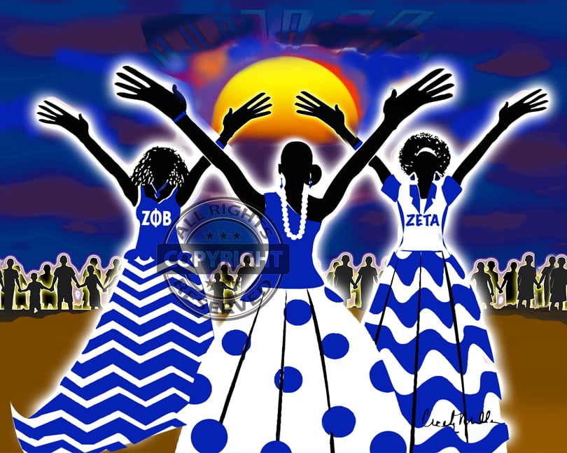 Image of Zeta Reaching Out (Matted & More)