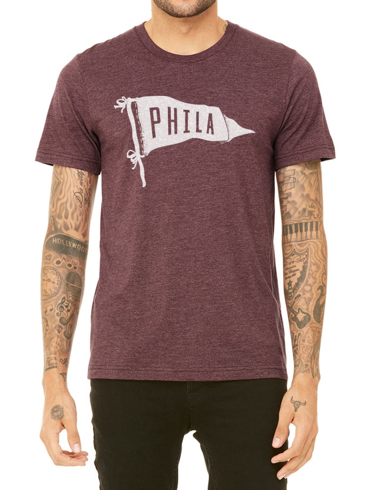 Image of Phila Pennant 80's Baseball T-Shirt