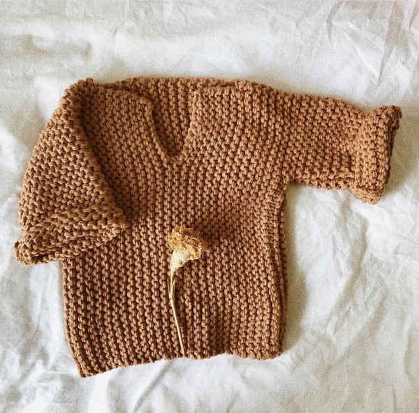 Image of The Sweater in Fudge 