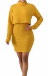 Bodycon Skirt and Long Sleeve Top