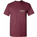 Spotted Bay Bass Tee (maroon)