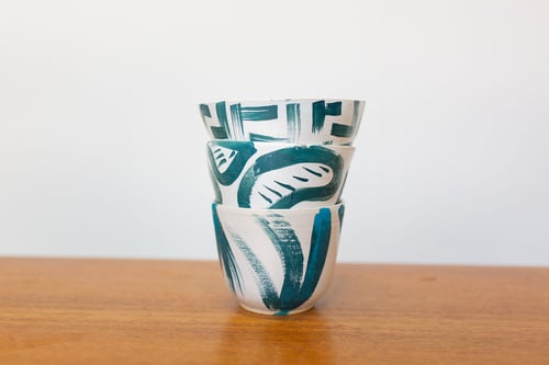 Image of Pre order: Green and White Bean Large Planter