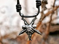 Image 4 of Limited edition Pentagram hands pendant