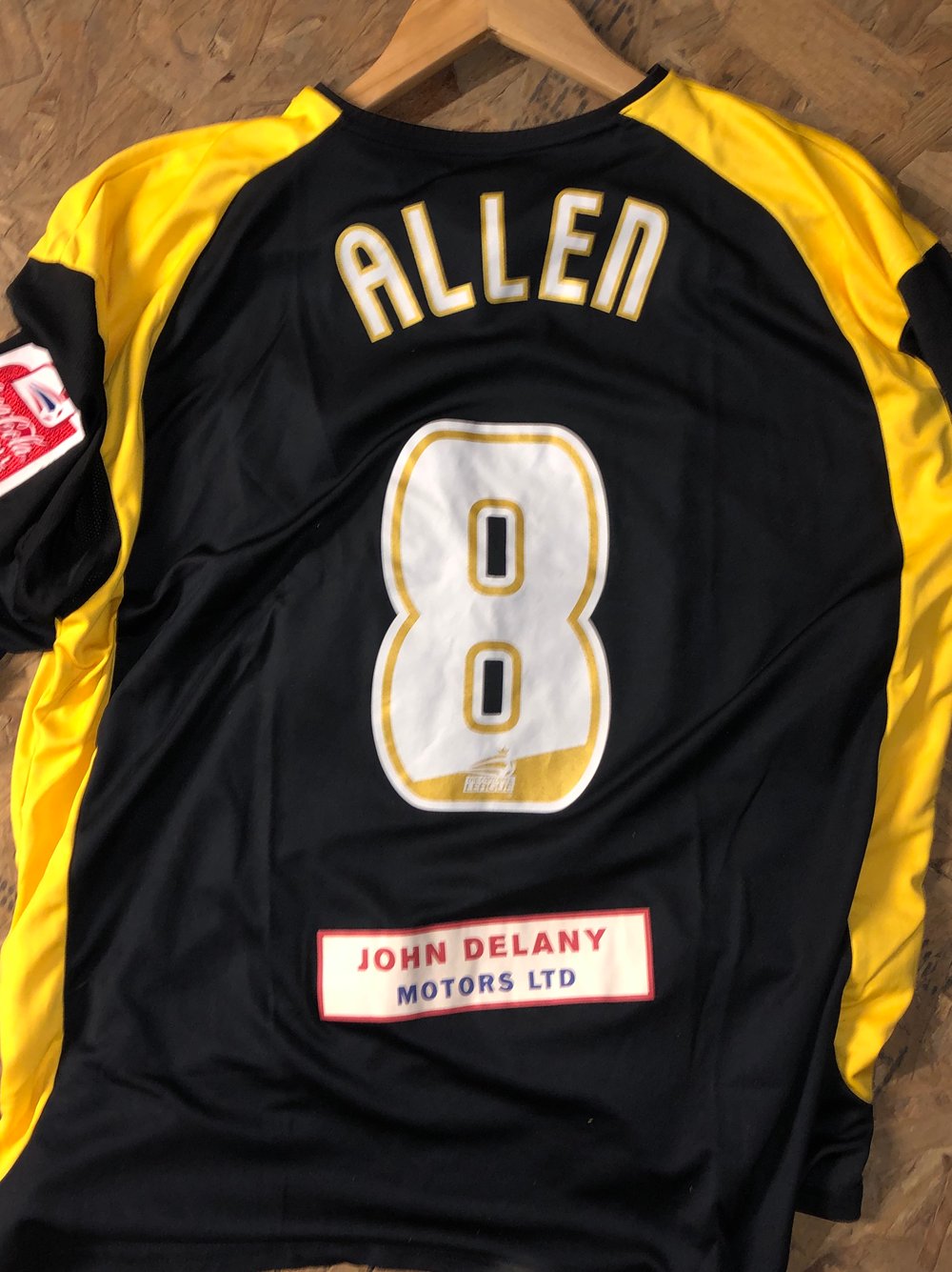 Match Worn 2006/07 Damien Allen Third Shirt