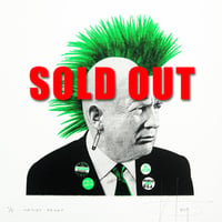 Image 1 of PUNK TRUMP... 1/3 Arist Proof - GREEN Neon