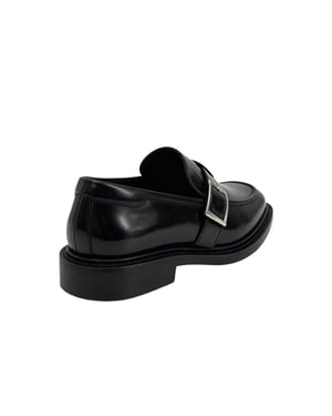 Square Toe Belt Loafer  