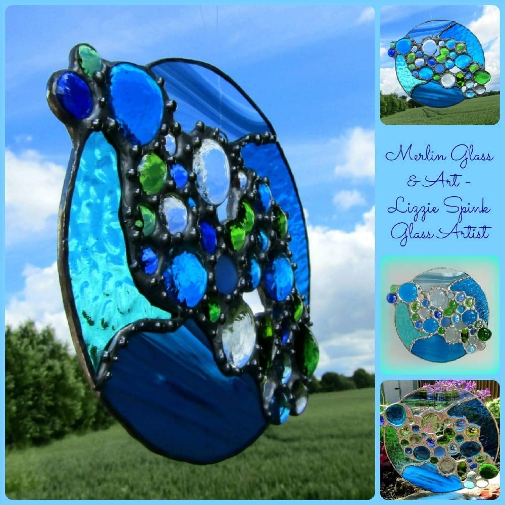 Image of Ocean Bubbles Suncatcher