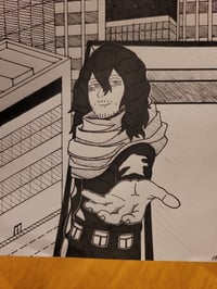 Image 4 of "Aizawa in the City" Origional Sketch 
