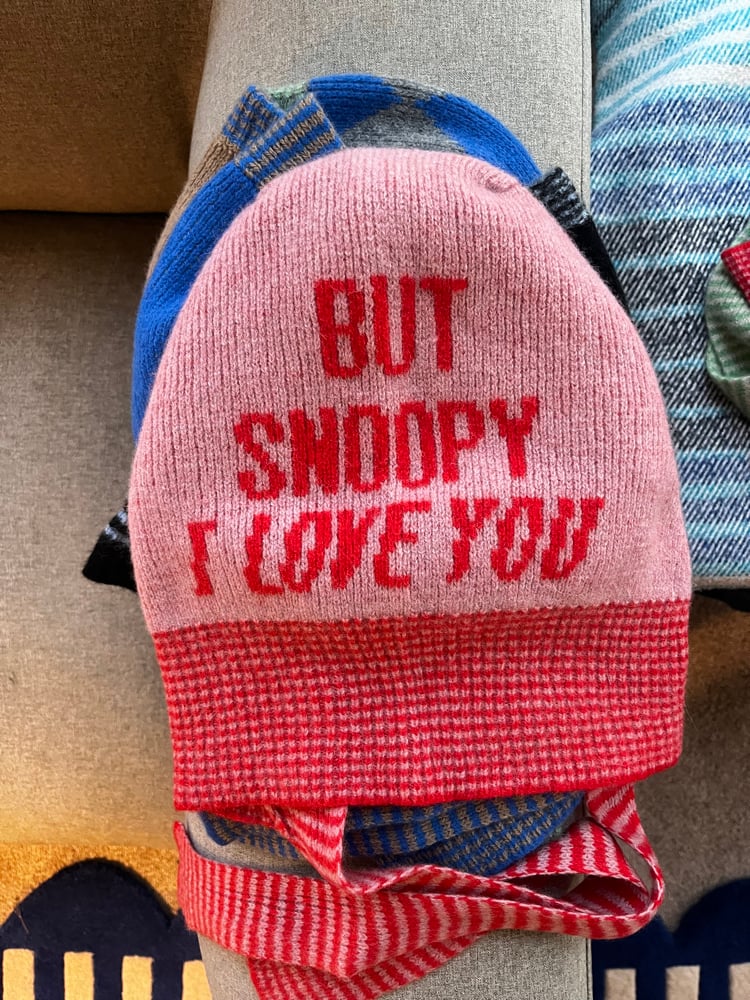 BUT SNOOPY I LOVE YOU BONNETS AND BALACLAVAS