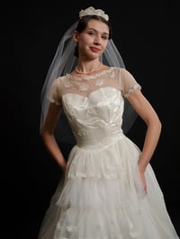 Image 7 of 1950s Swiss Dot & Lace 