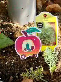 Image 2 of Worm In A Car Stickers