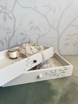 Image of Botanical painted drawer #3